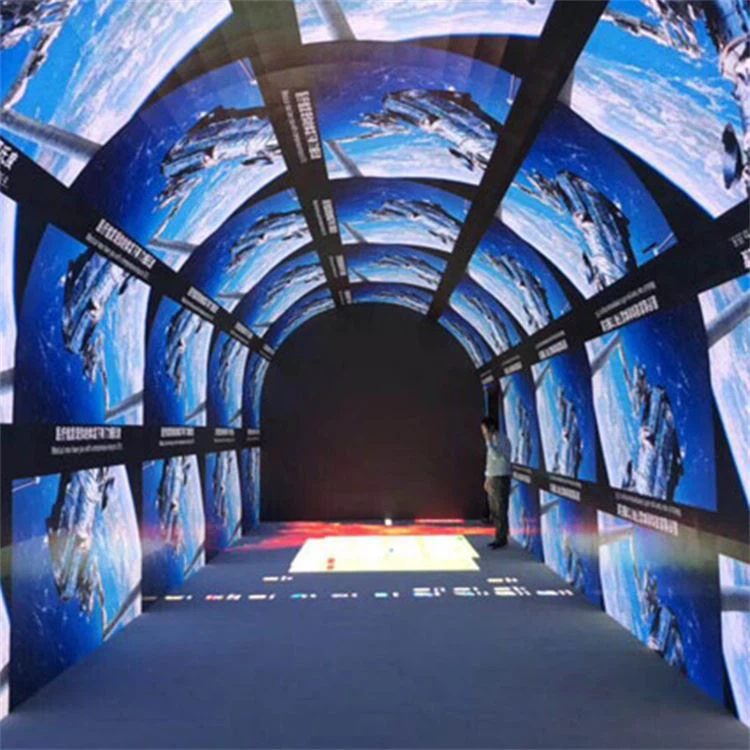 Pantalla LED de túnel creativo